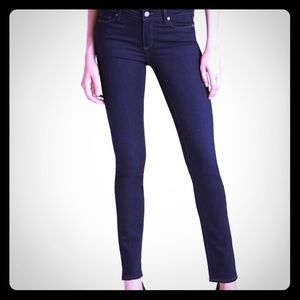 PAIGE Skyline Skinny Dark Blue Stretchy Jeans 31